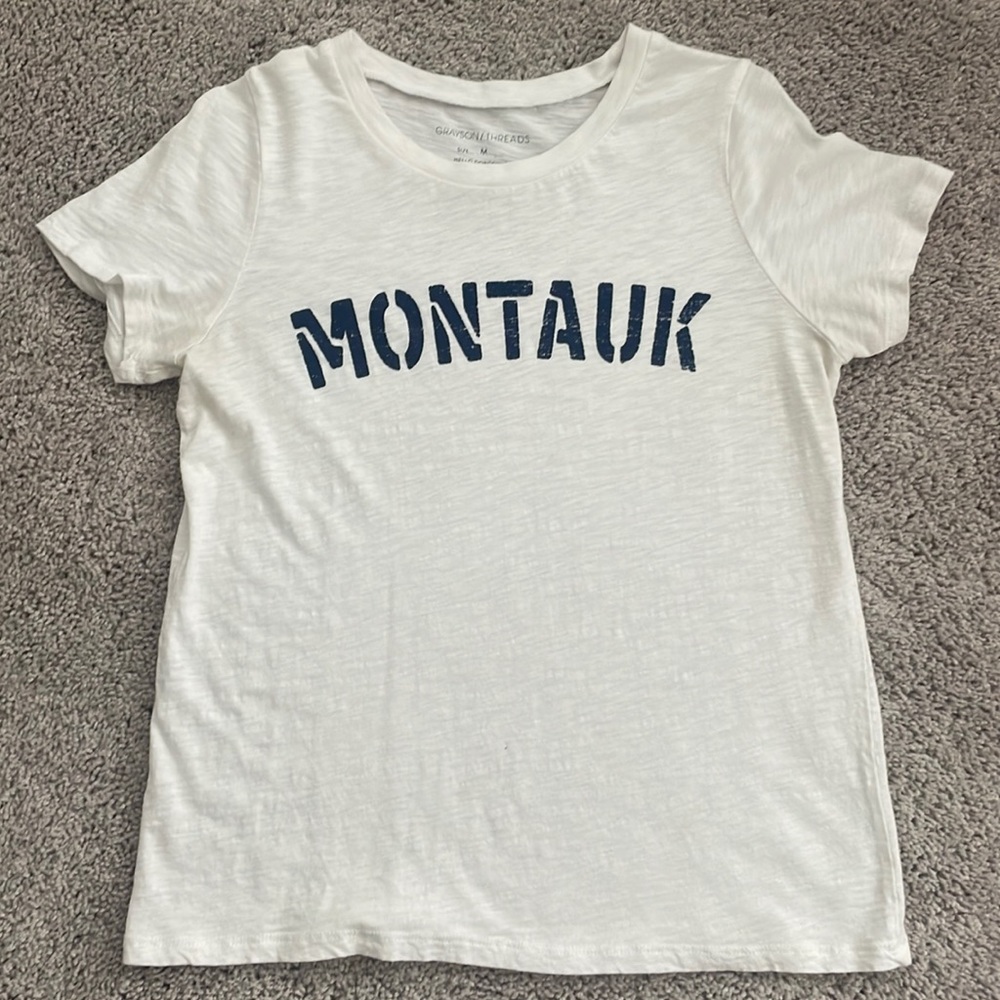 White Tee - MONTAUK